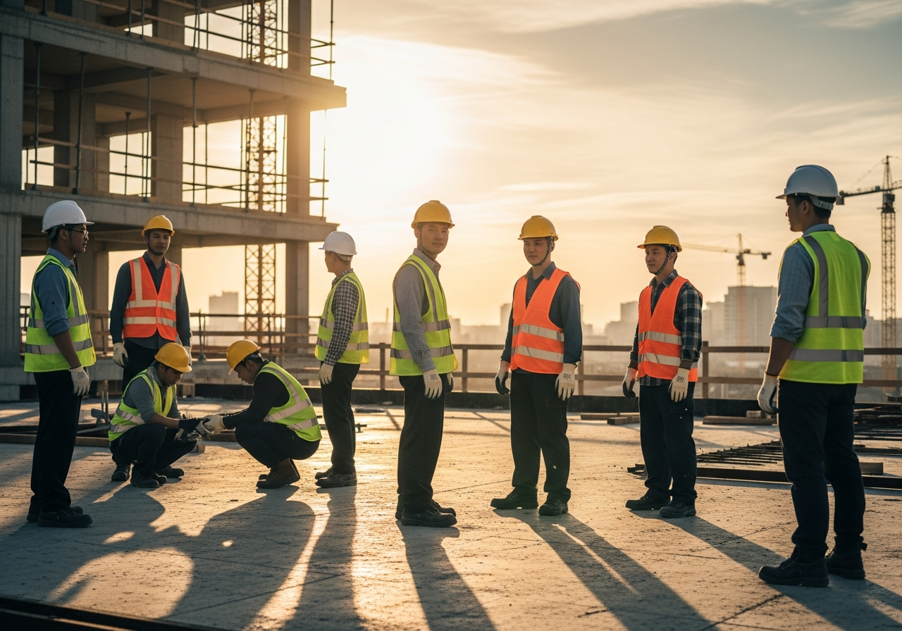 Muncitori asiatici în construcții în România — Integrare prin cursuri de limbă română